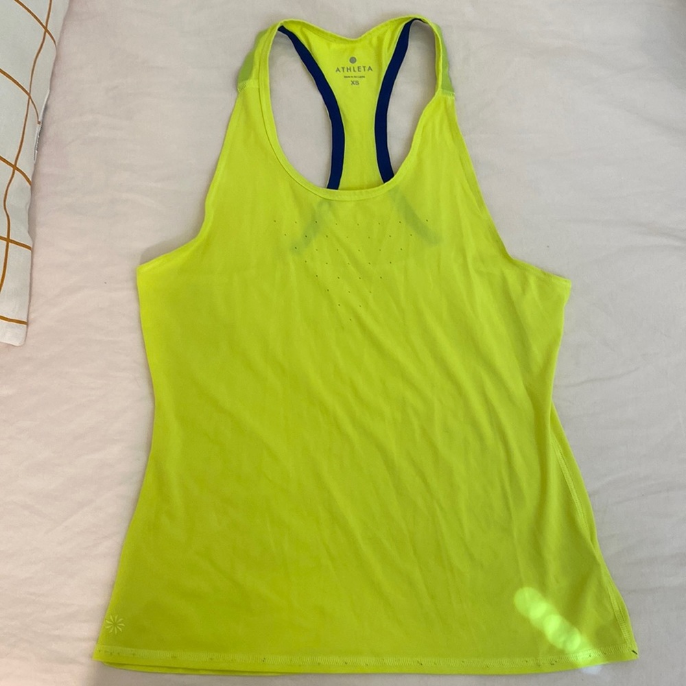 Neon Athleta top